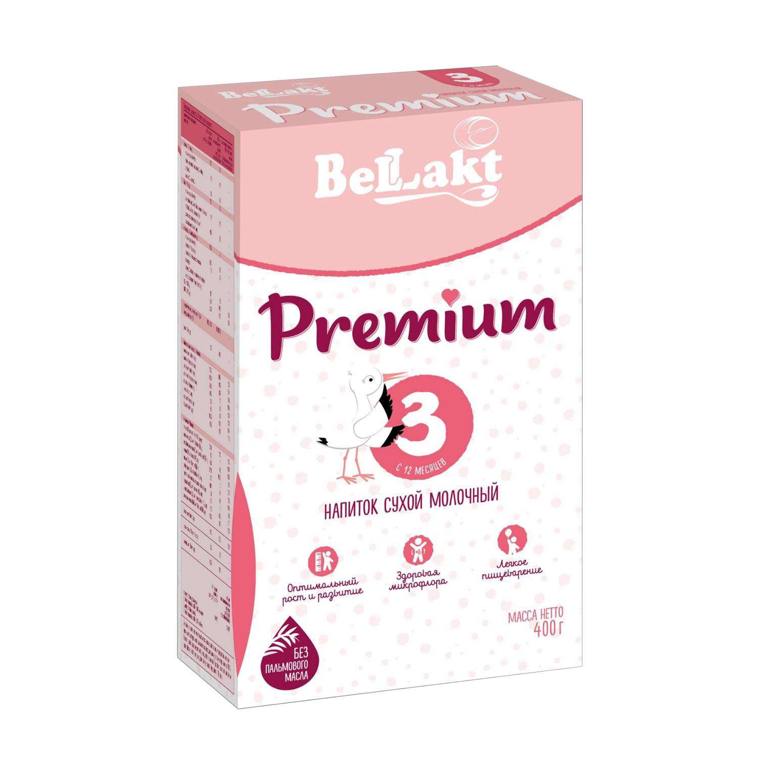 Напиток молочный Беллакт Premium 3 400г с 12месяцев - фото 1
