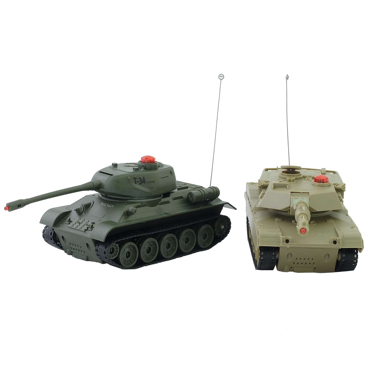 Набор игровой HK Industries РУ 1:32 Танковый бой T-34-M1A2 33821 - фото 3