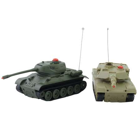 Набор игровой HK Industries РУ 1:32 Танковый бой T-34-M1A2 33821