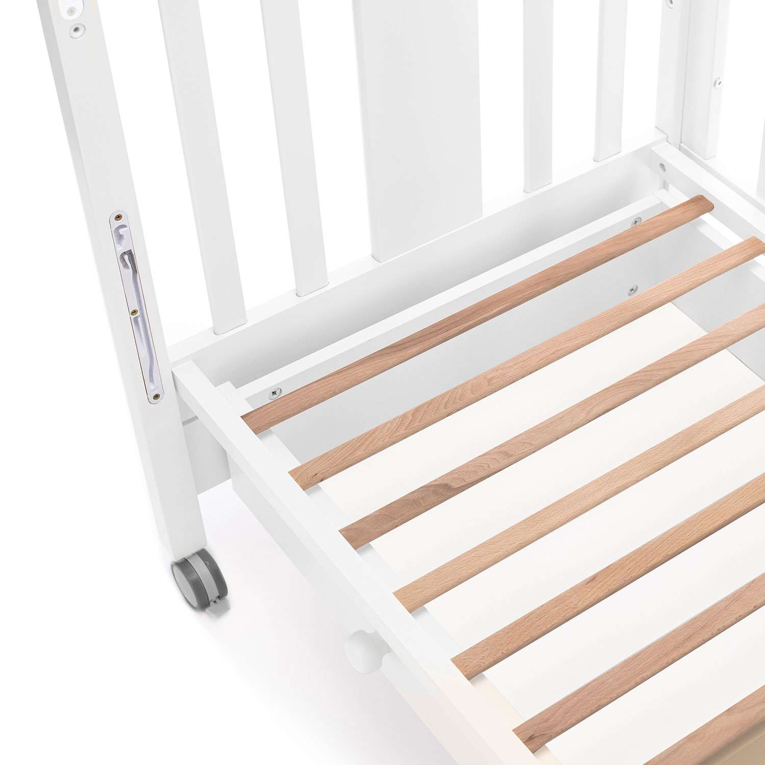 Детская кроватка Nuovita прямоугольная, без маятника (белый) - фото 21