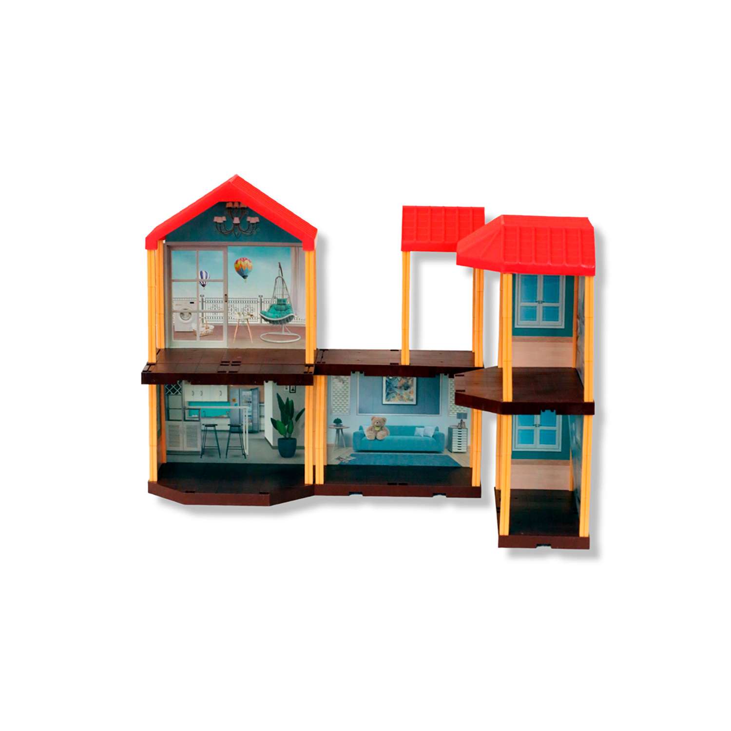 Кукольный домик SHARKTOYS 2 этажа со светом 11500005 - фото 2
