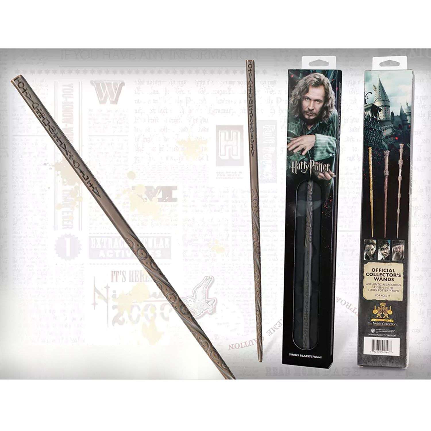 Волшебная палочка Harry Potter Сириус Блэк 39 см - premium series - фото 6