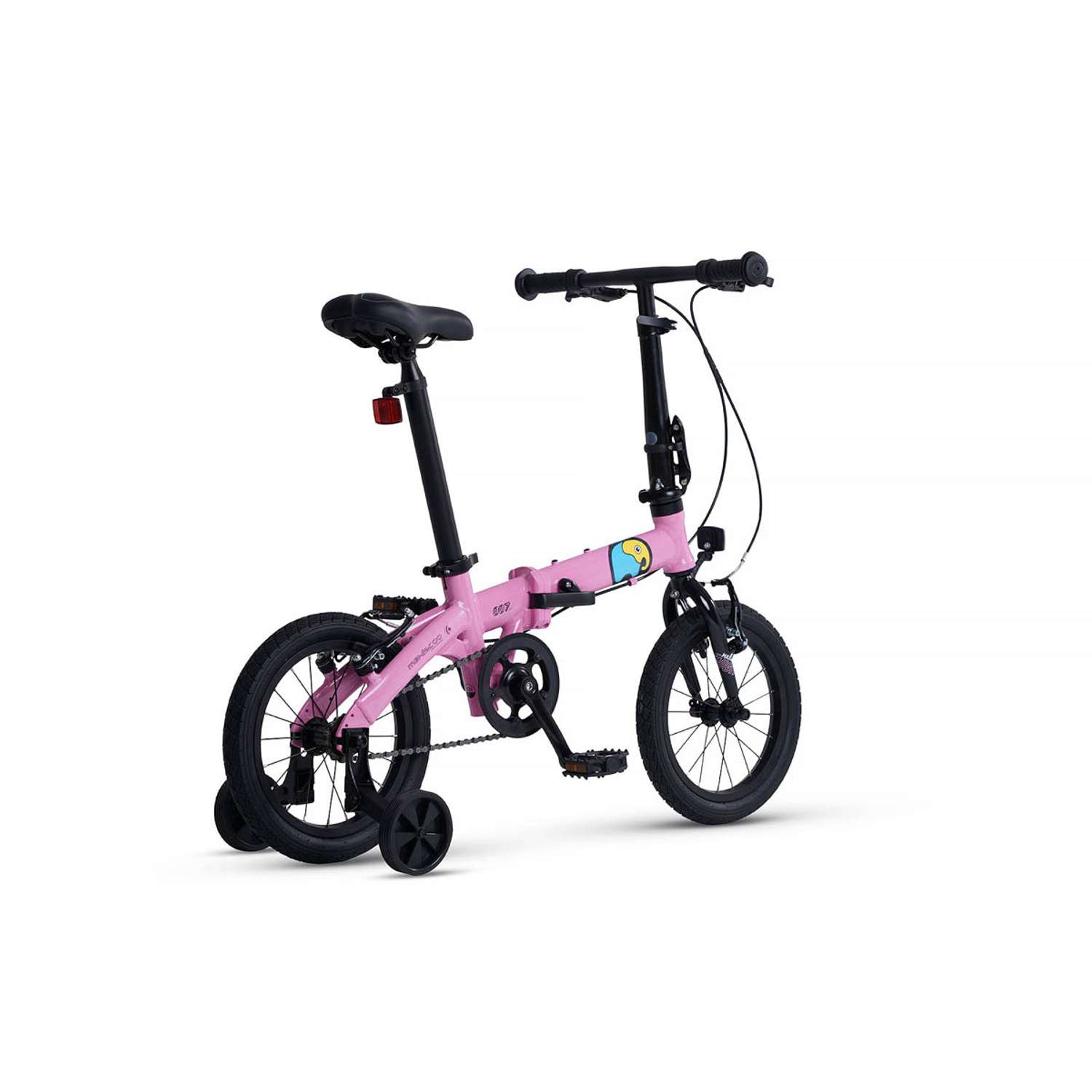 Велосипед Детский Складной Maxiscoo S007 стандарт 14 розовый - фото 4