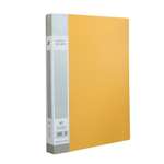 Папка с 40 файлами А4 Консул пластик 0.65 мм цвет желтый