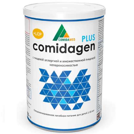Сухая смесь Comidamed Plus аминокислотная для детей от 1 года с аллергией и пищевой непереносимостью 400г