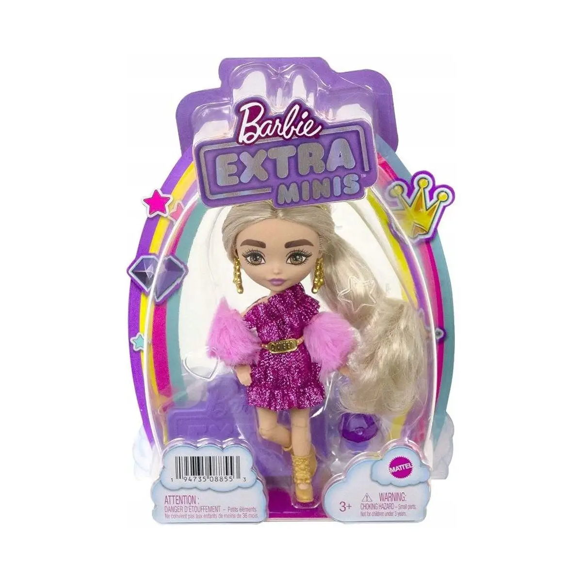 Игровой набор с куклой Barbie Extra Minis HJK67 00-00019112 - фото 1