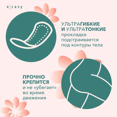 Прокладки E-RASY BAMBOO SILK Night Super + 6 шт/уп