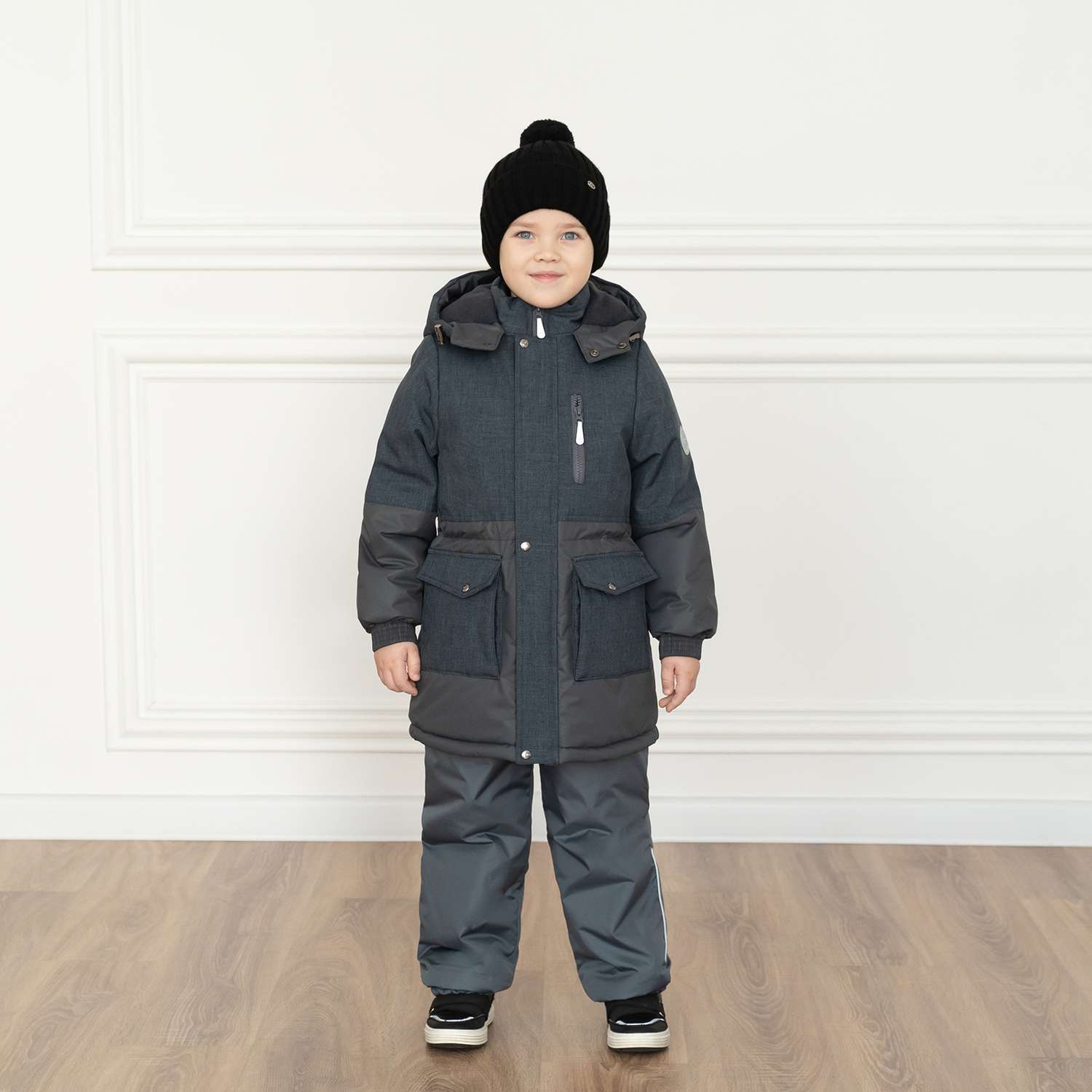 Куртка Arctic kids 70-046 графит - фото 4