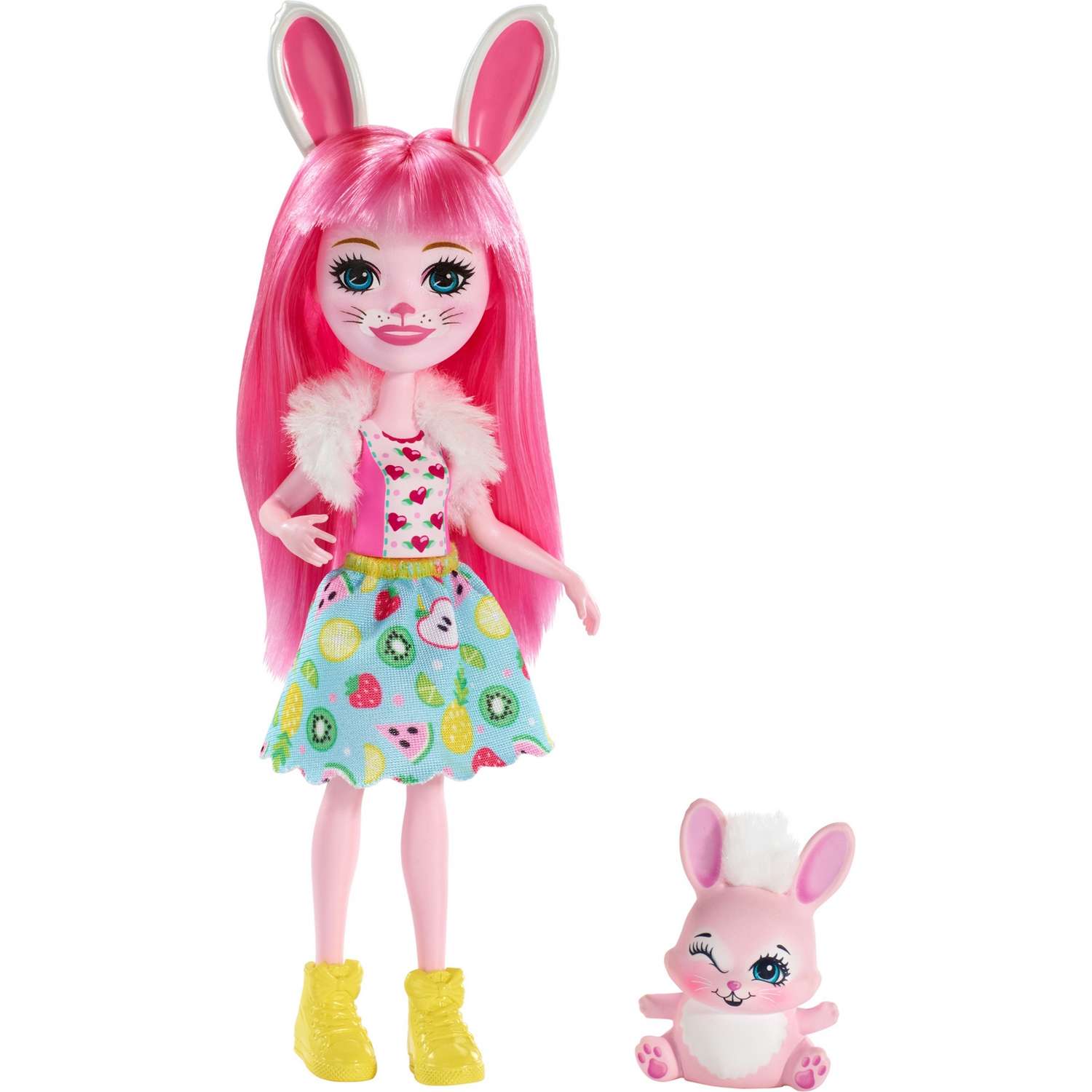 Кукла Enchantimals Кролик Бри с питомцем FXM73 FXM73 - фото 1