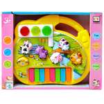 Музыкальная игрушка Junfa пианино звуки животных световые эффекты