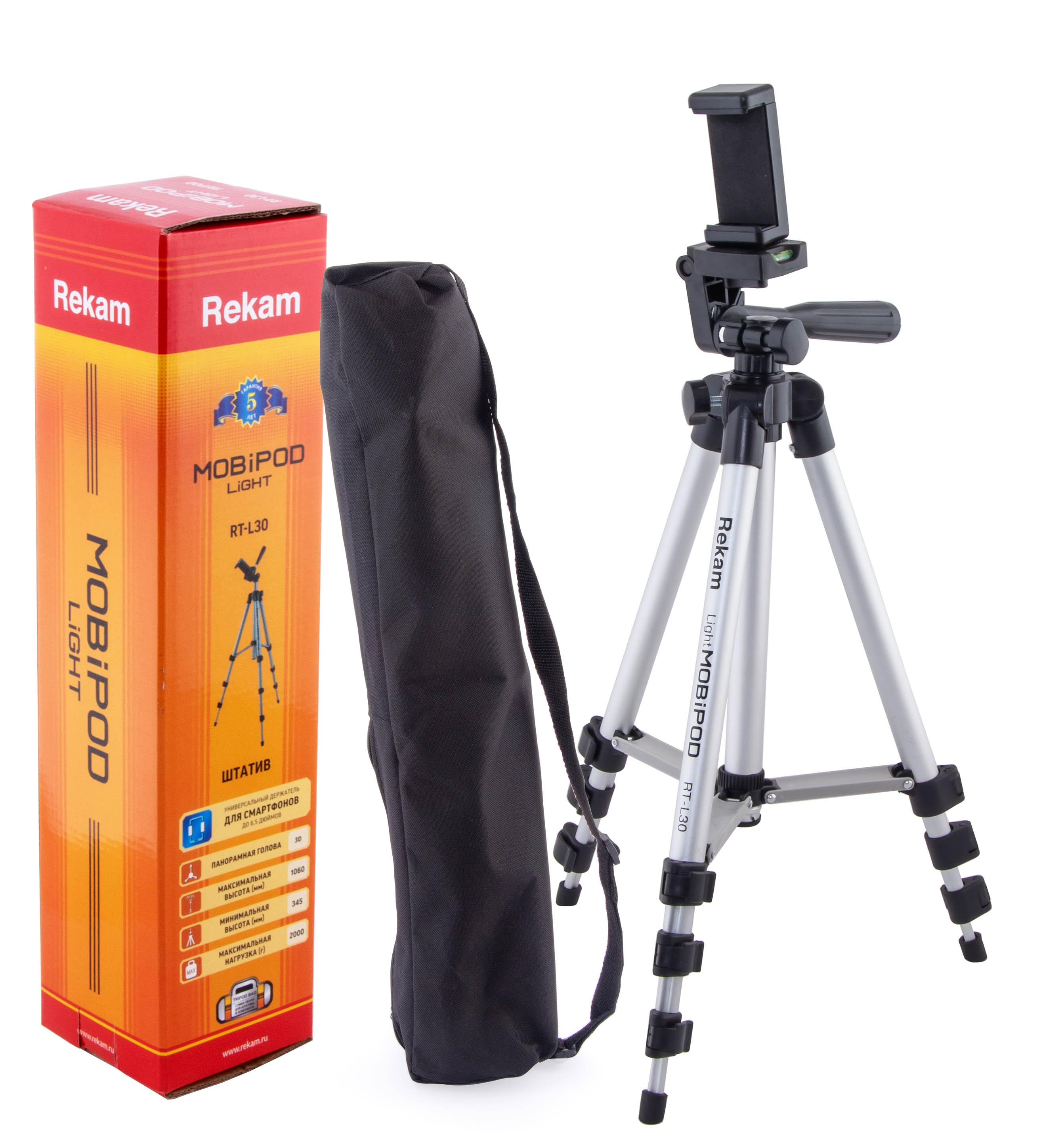 Штатив Rekam LightMOBIPOD RT-L30 - фото 8