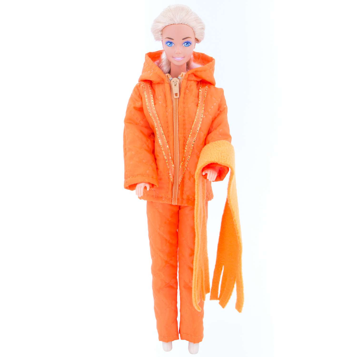 Комплект одежды Модница для куклы 29 см из синтепона 1404 оранжевый 1404оранжевый - фото 5