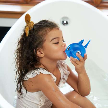 Игрушка для ванной ROBO ALIVE JUNIOR Daddy Shark Голубая 25282B