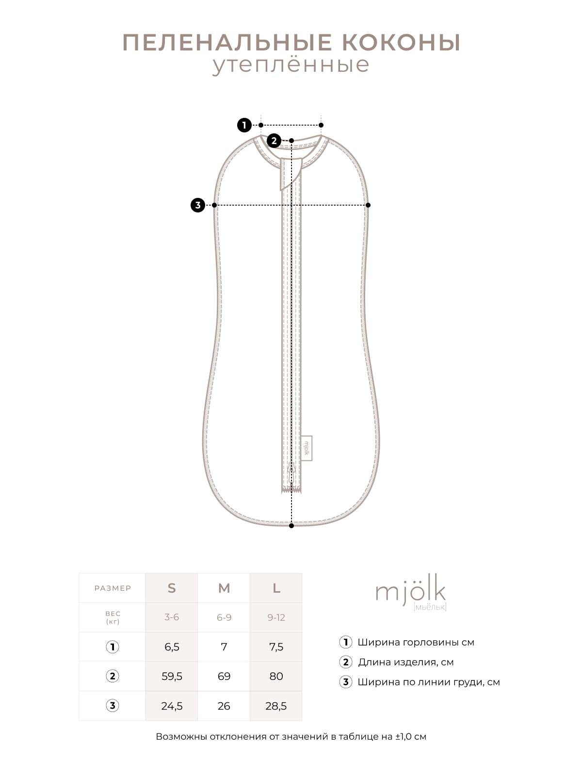 Утепленный кокон Mjolk S 3-6кг - фото 5