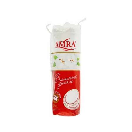 Ватные диски Amra 80 шт