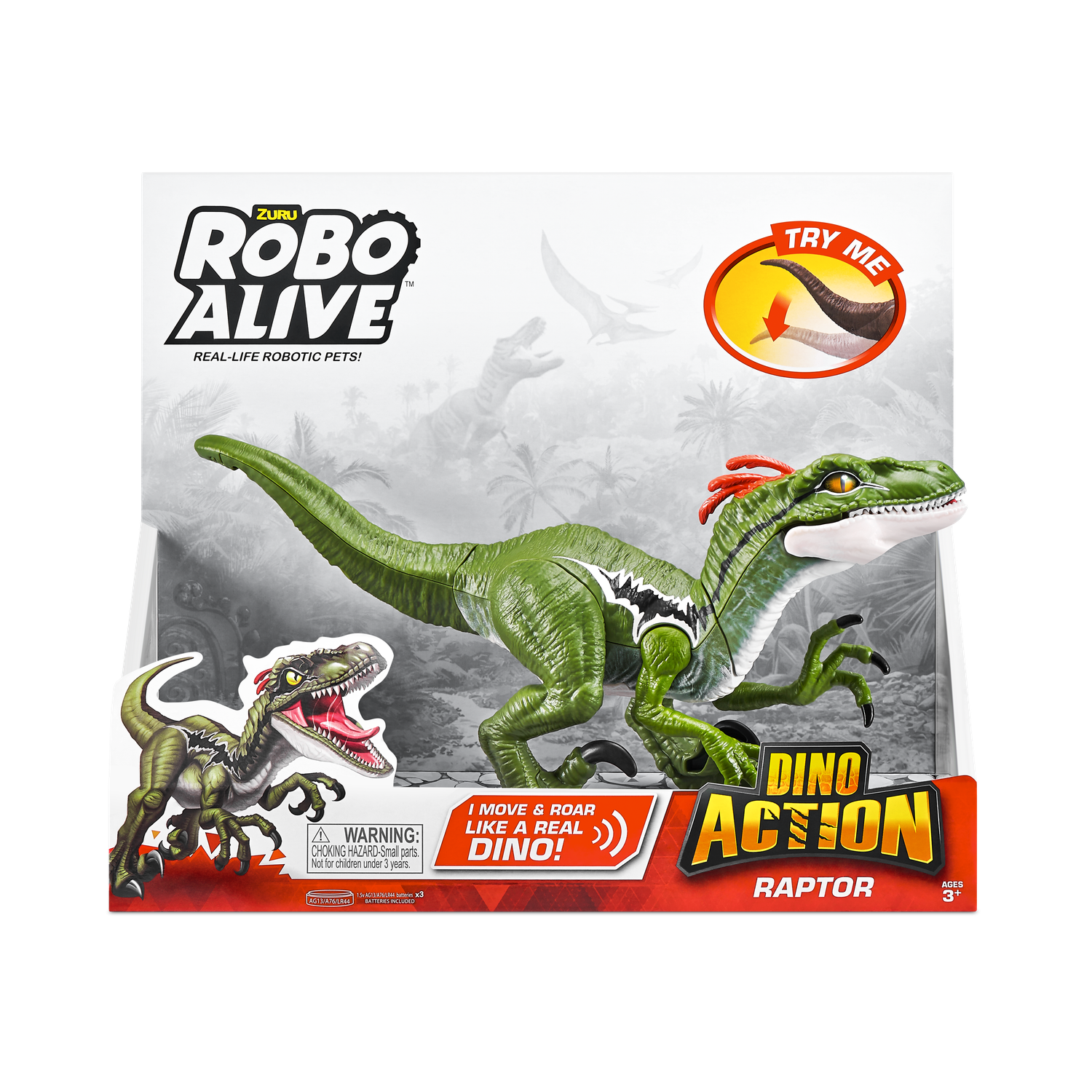 Фигурка Zuru ROBO ALIVE Раптор - фото 8