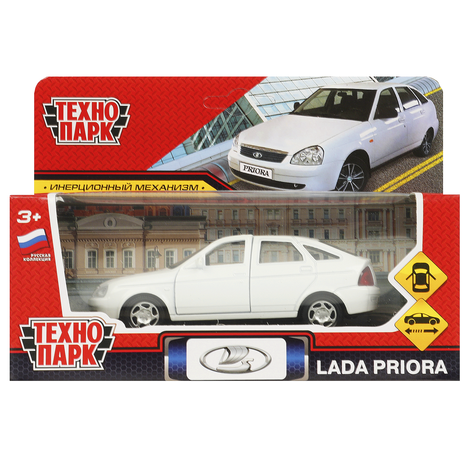 Автомобиль Технопарк LADA Priora белый 369115 - фото 1