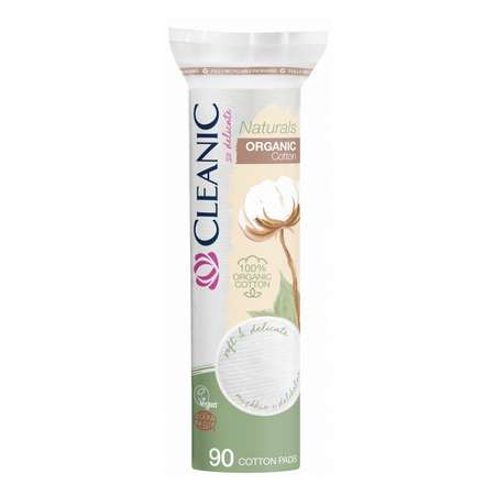 Ватные диски CLEANIC Naturals Organic Cotton 90шт