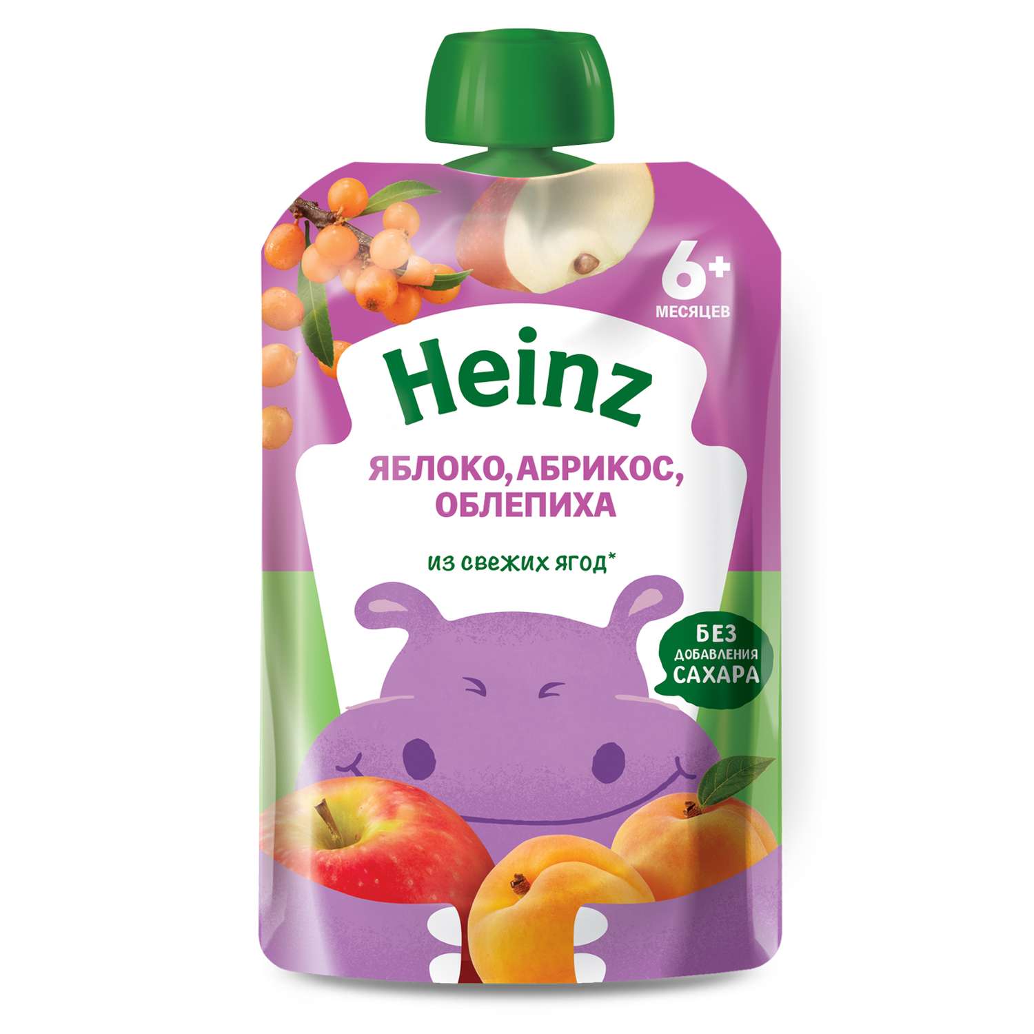 Пюре Heinz яблоко-абрикос-облепиха 90г с 6месяцев - фото 8