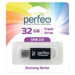 USB флешка Perfeo 32GB E01 Black economy series