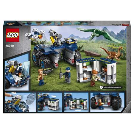 Конструктор LEGO Jurassic World Побег галлимима и птеранодона 75940