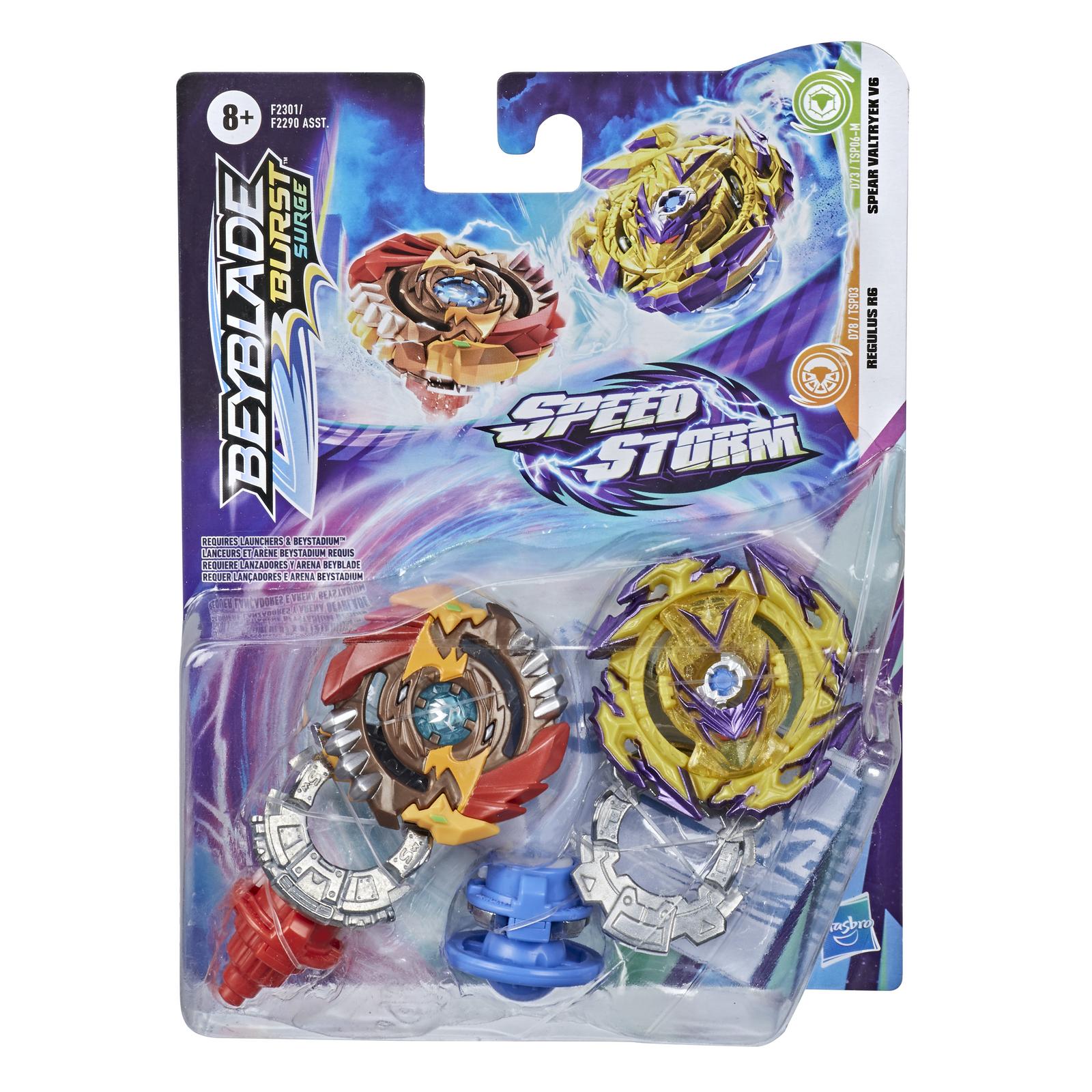 Набор игровой BeyBlade Шторм 2волчка Спиар Валтрейк и Регулус F2301EU4 - фото 2