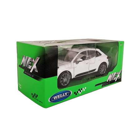 Машинка WELLY 1:24 Porsche Macan Turbo белая