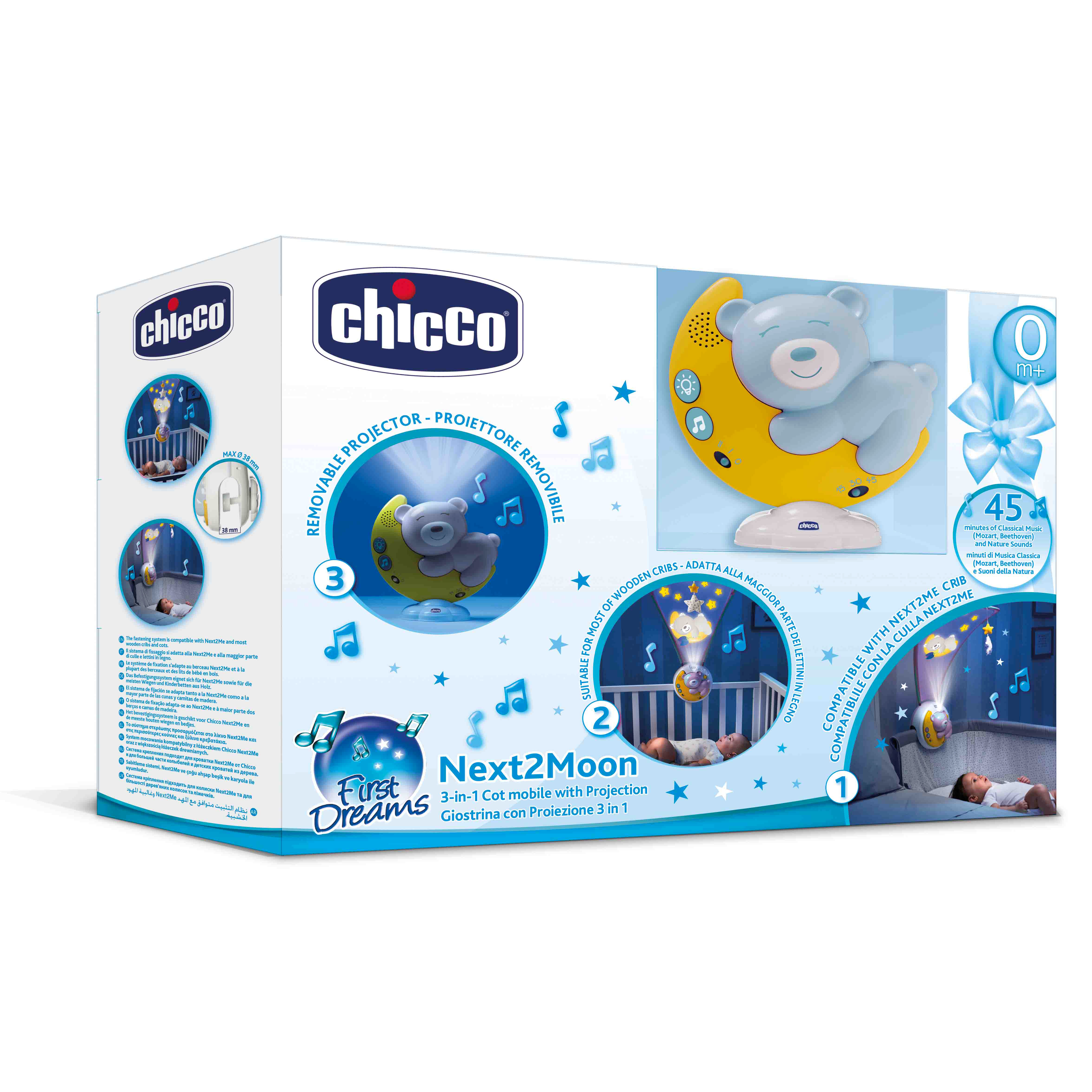 Мобиль Chicco Next2 Moon Голубой - фото 2