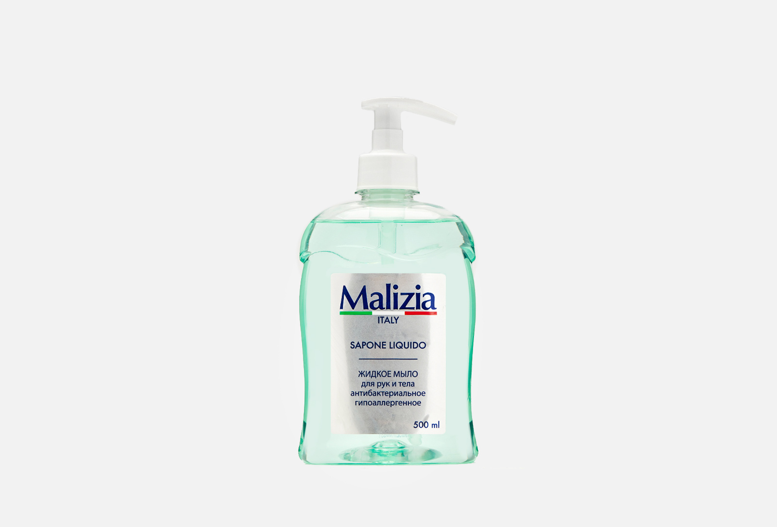 Мыло с дозатором Malizia Hypoallergenic with antibacterial 500 мл - фото 8