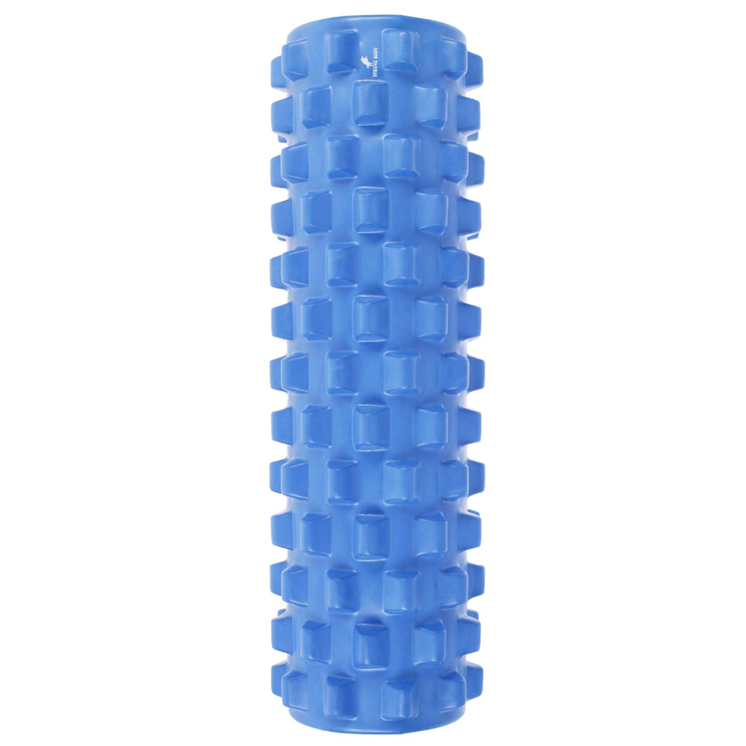 Ролик массажный STRONG BODY с шипами спортивный для фитнеса МФР йоги и пилатеса 45х14 см синий - фото 4