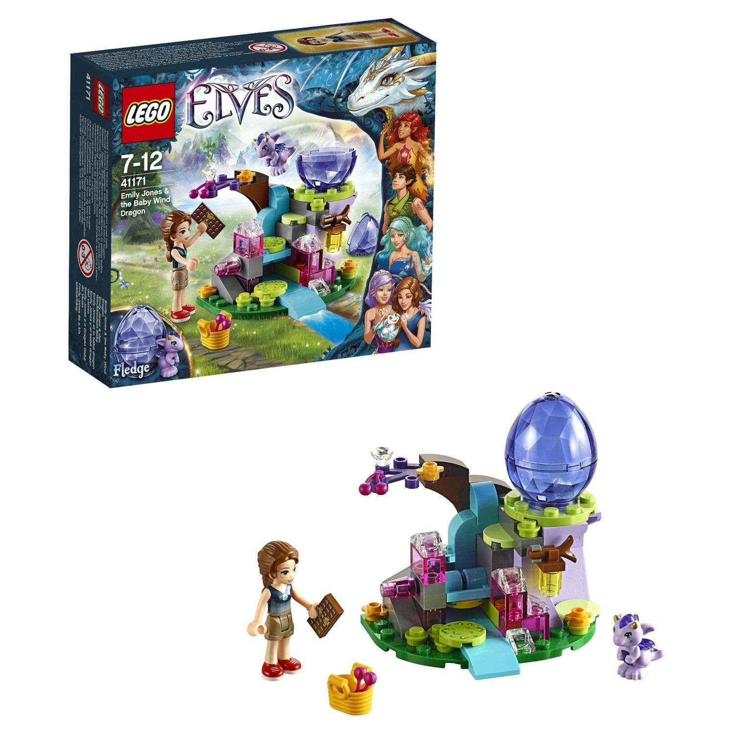 Конструктор LEGO Elves Эмили Джонс и дракончик ветра (41171) - фото 1
