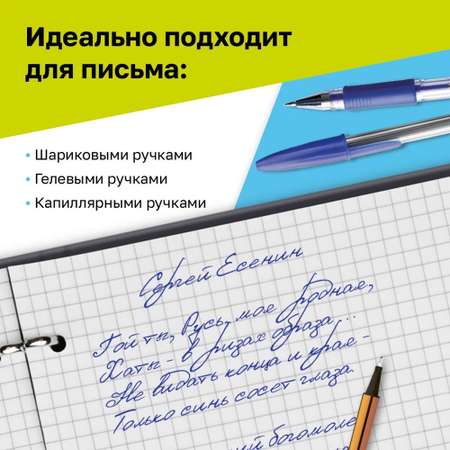 Тетрадь со сменным блоком BG клетка