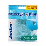 Зубная нить JORDAN Flosser 3в1 Dental Stick Tongue Cleaner 36+14 шт