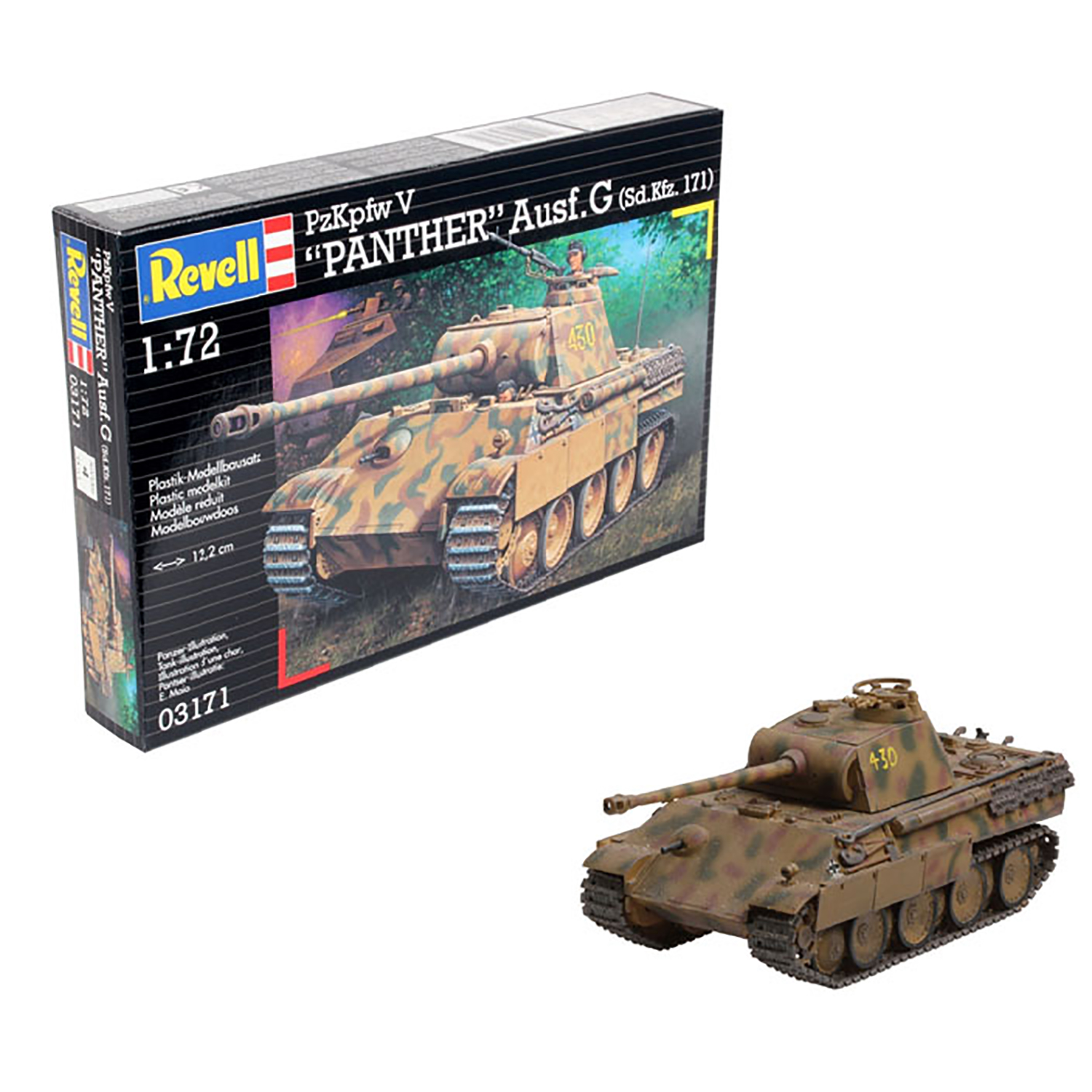 Сборная модель Revell Немецкий средний танк PzKpfw V Panther Ausf.G купить  по цене 2518 ₽ в интернет-магазине Детский мир