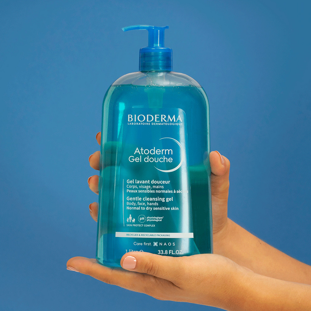 Гель для душа Bioderma Atoderm для нормальной сухой и атопичной кожи 1000 мл - фото 4