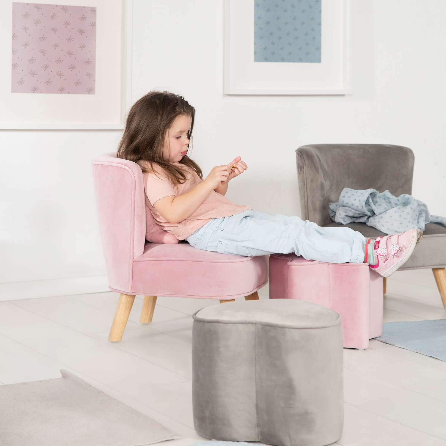 Кресло детское Roba розовое Lil - фото 4