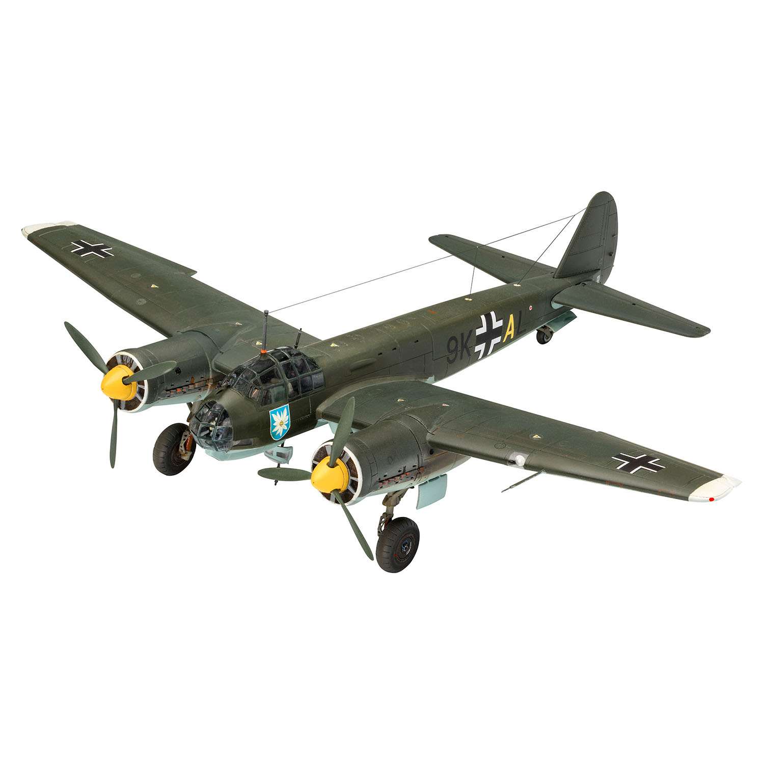 Модель для сборки Revell Скоростной средний бомбардировщик Junkers Ju88 A-1 04972 - фото 4