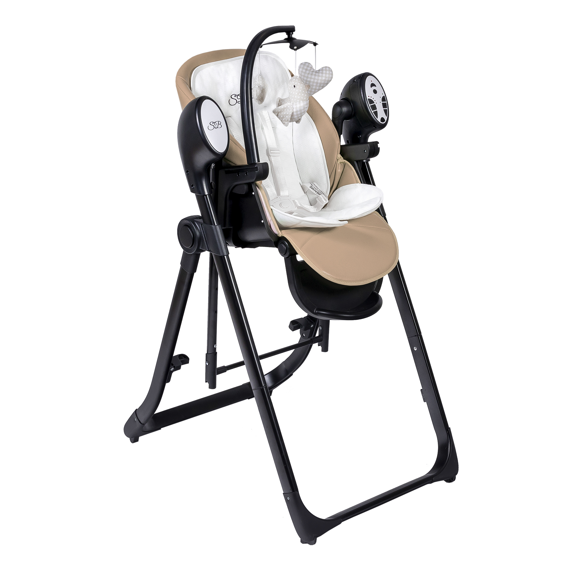 Стульчик для кормления Sweet Baby Fiesta Black-Beige - фото 7