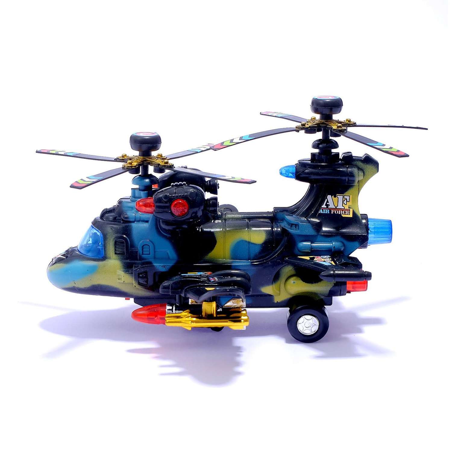 Вертолет Sima-Land «Воздушный бой» работает от батареек световые и звуковые эффекты 410291 - фото 2
