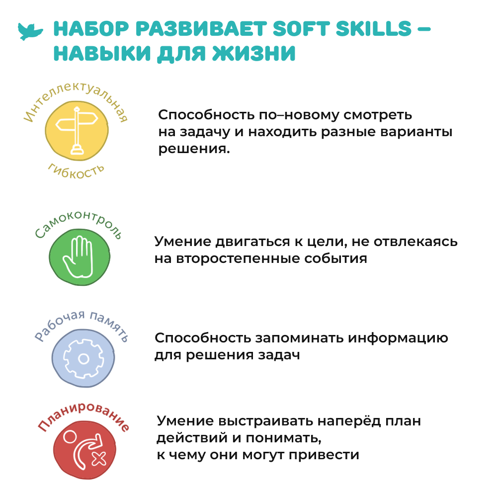 Обучающий набор Умница Управляем мышлением. Игры для развития soft-skills - фото 3