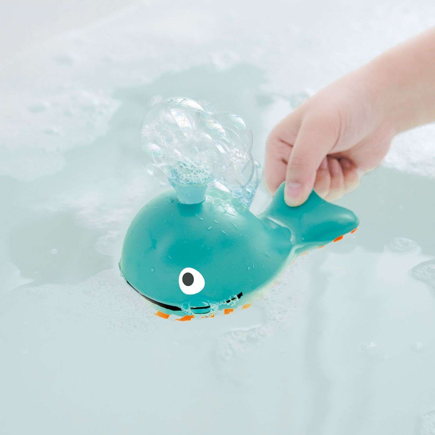 Игрушка для купания Hape Кит пускающий пузырьки E0216_HP - фото 2