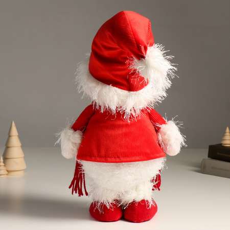 Кукла интерьерная Зимнее волшебство «Снеговик в кафтане Деда Мороза» 40 см