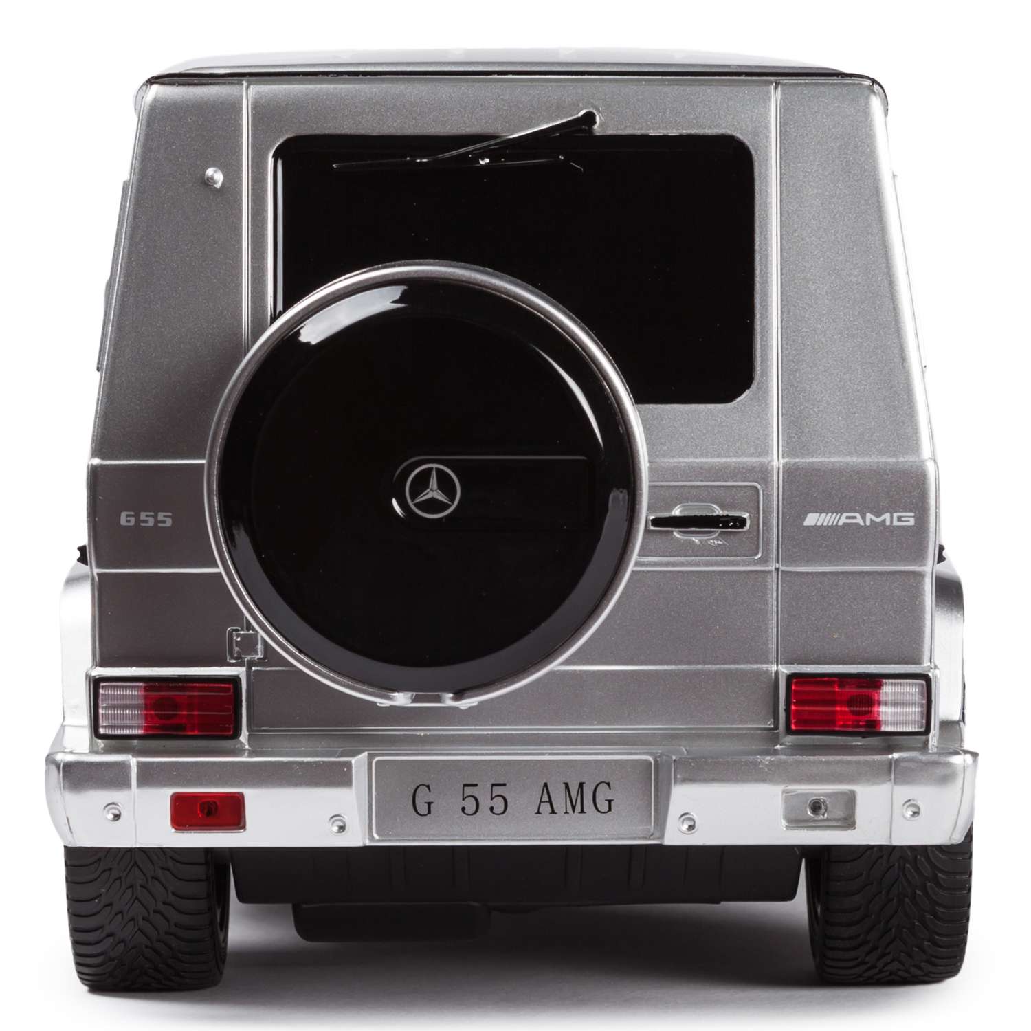 Машинка радиоуправляемая Rastar Mercedes-Benz G55 1:14 серебряная - фото 6