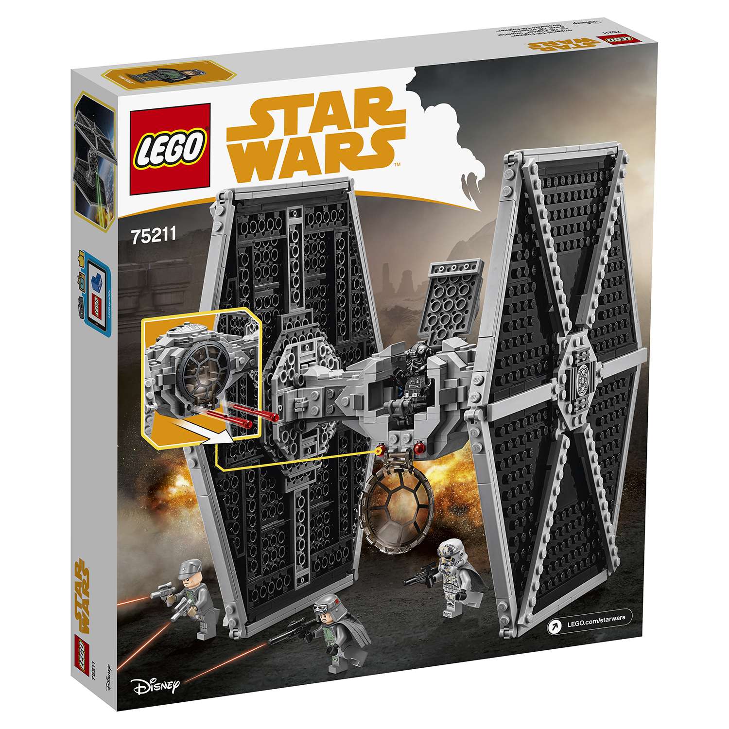 Конструктор LEGO Star Wars Имперский истребитель СИД (75211) - фото 3