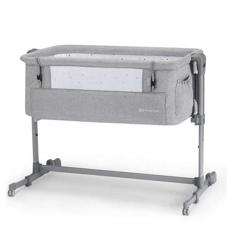 Кроватка приставная Kinderkraft Neste Up Grey Light Melange