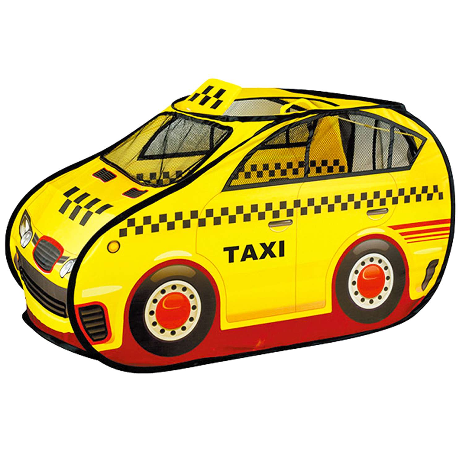 Палатка игровая Рыжий кот Машинка такси 40х40х2.5 - фото 1