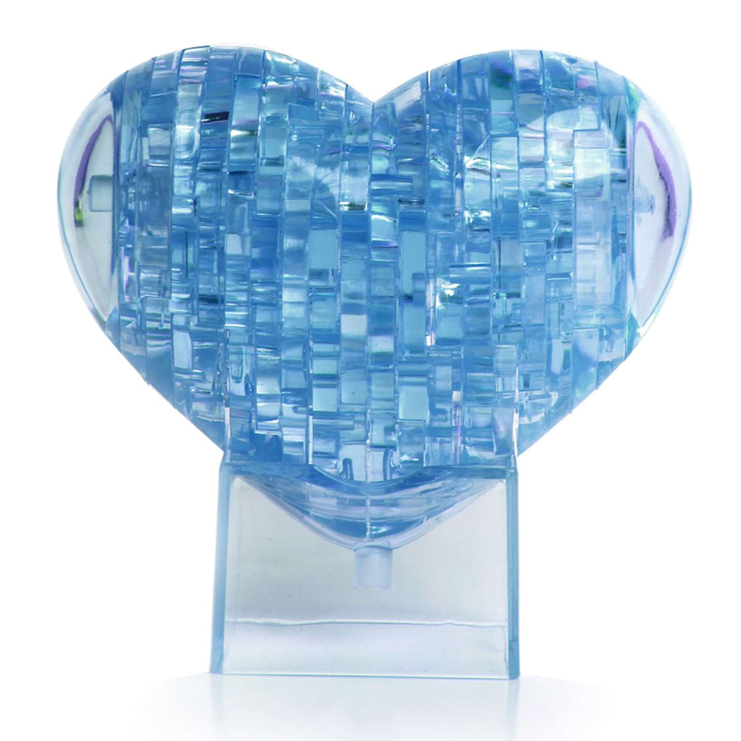 3D Пазл Hobby Day Магический кристалл Сердце с подсветкой синее - фото 2