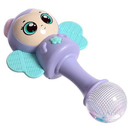 Музыкальная игрушка Zabiaka «Милый малыш» русская озвучка свет цвет фиолетовый