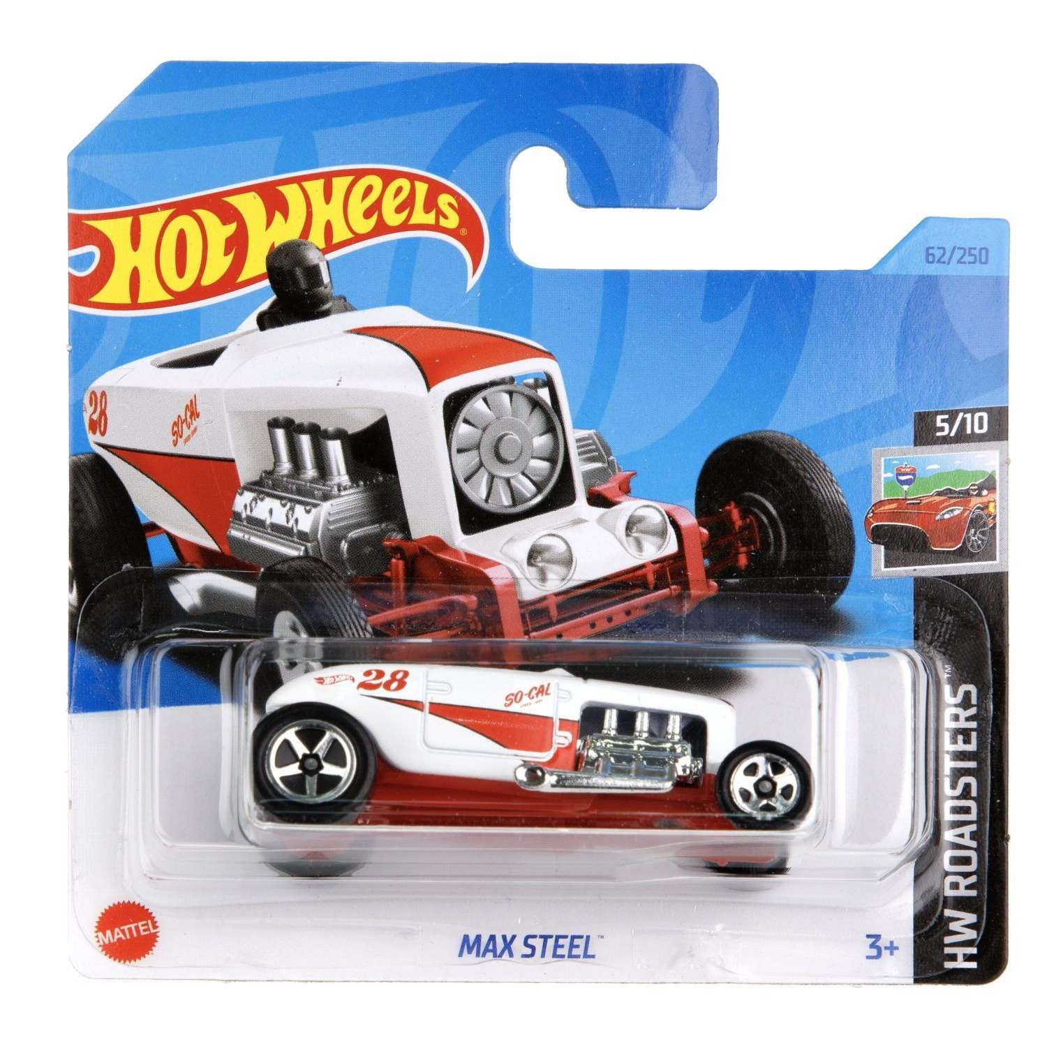 Машинка Hot Wheels Max Steel серия HW Roadsters 62827 - фото 1
