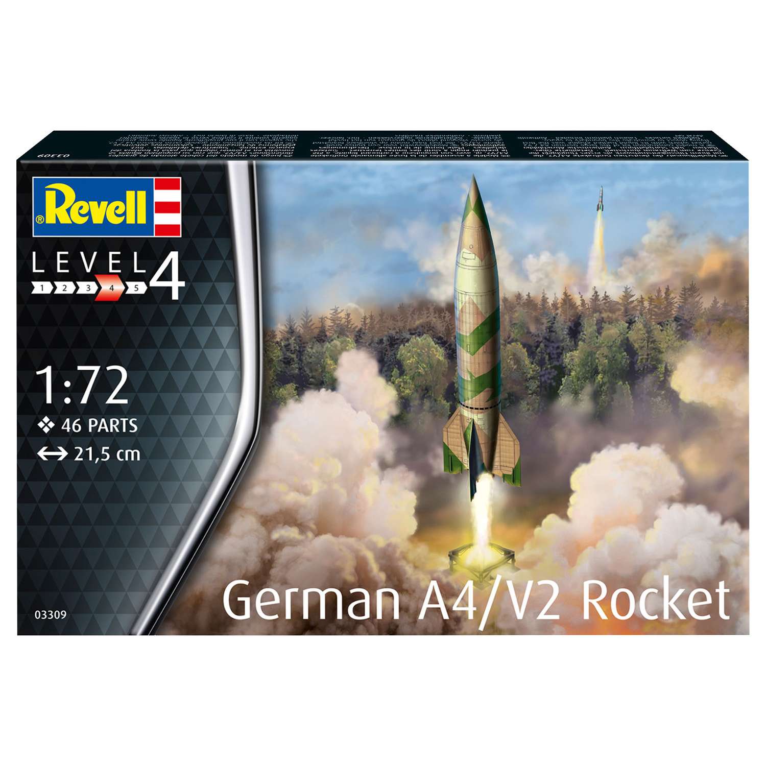 Сборная модель Revell Немецкая баллистическая ракета A4/V2 Rocket 03309 - фото 5